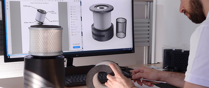 conception cartouche filtrante