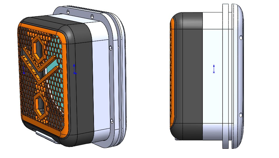 Vue en 3D de la première version d'alveoONE