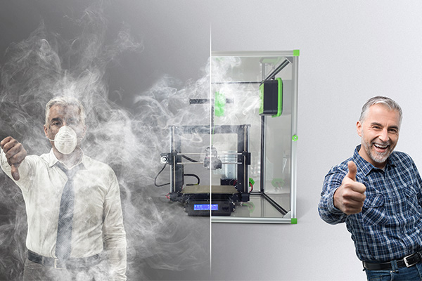 Danger et solutions des émissions de l'impression 3D