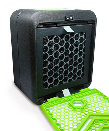 alveoONE-R grille du filtre ouverte