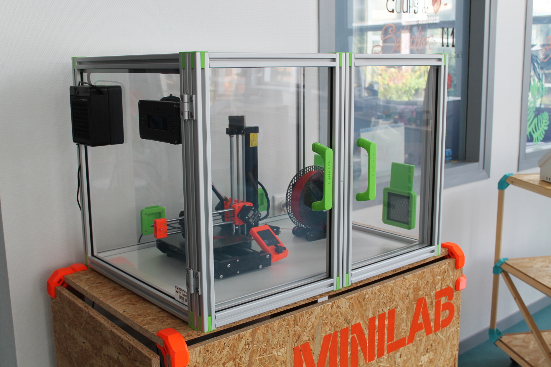 caisson sur mesure alveo3D pour prusa machine caisson sur mesure alveo3D pour prusa machine