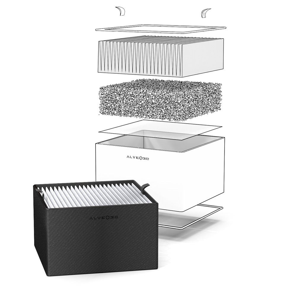 vue éclatée filtre M100