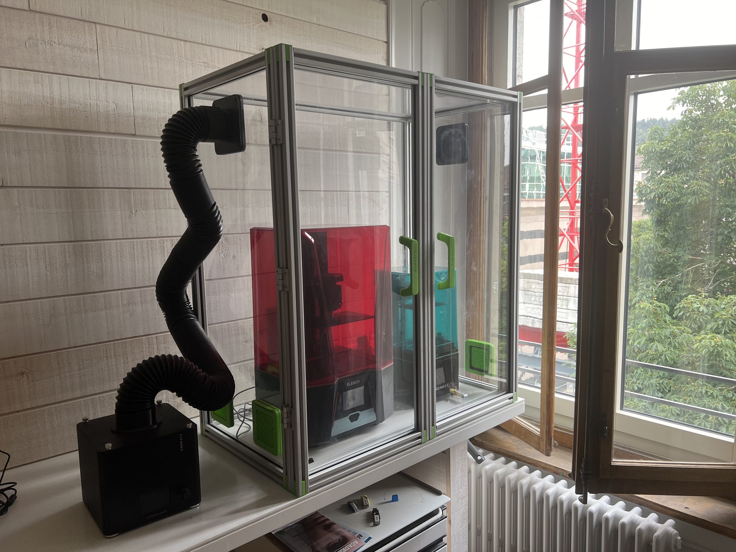 alvepro avec caisson sur mesure pour imprimante 3D résine