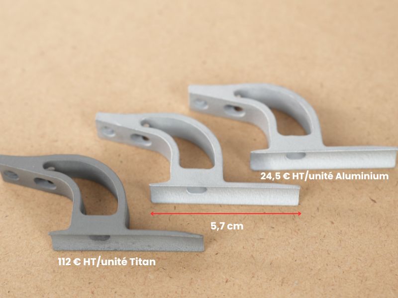 impression 3d aluminium et titan prix