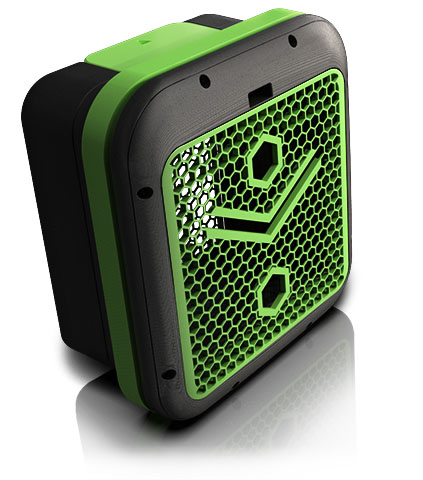 rendu 3D alveoONE noir et vert