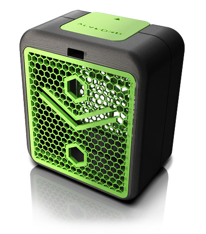 rendu 3D alveoONE-R noir et vert