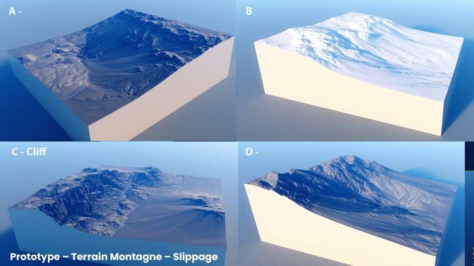 Prototype – Terrain Montagne – Slippage