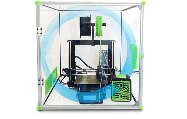 caisson avec alveoONE-R pour le recyclage de l'air