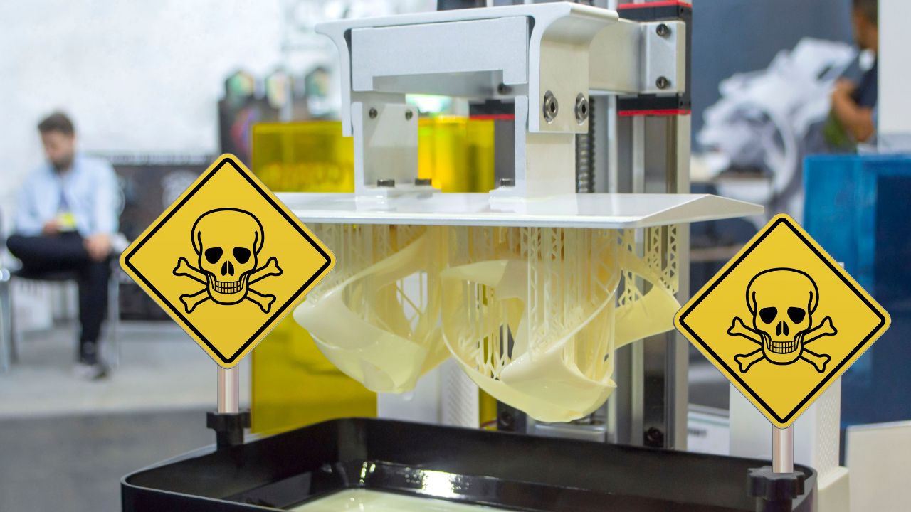 Risk of 3d printing resin VOC emssion