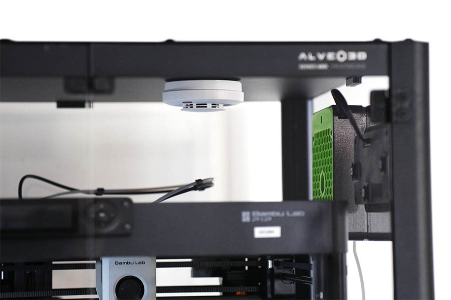 Sécurité incendie intelligente dans un caisson