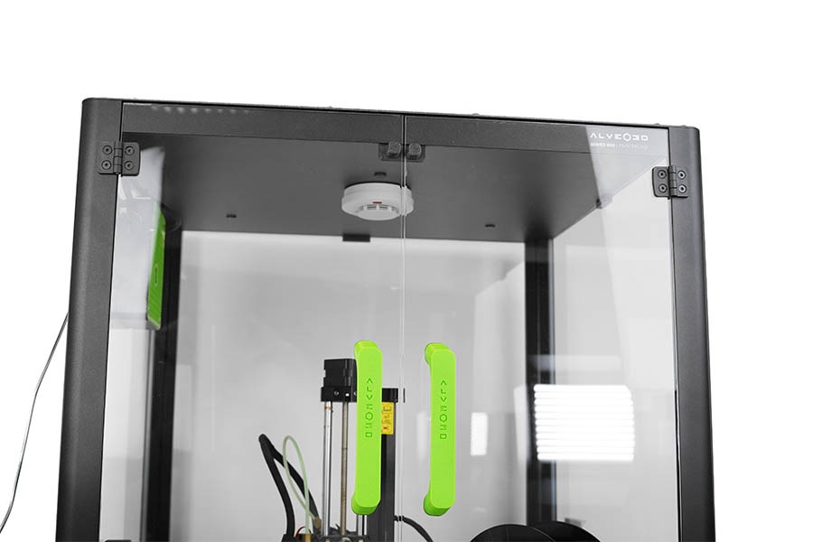 3D printer enclosure with smoke detector 3D printer enclosure with smoke detector