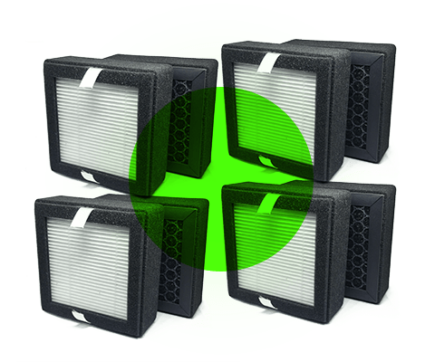 pack de 4 filtres P3D