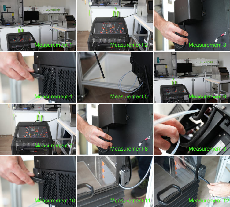 test filament émission pour Prusa