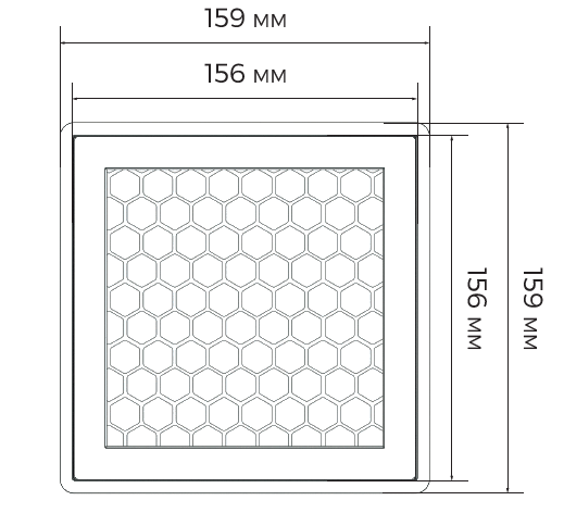DIMENSIONS DE LA MOUSSE