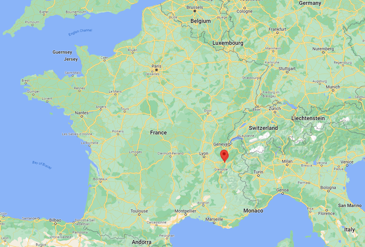 Alveo3D location on French maps