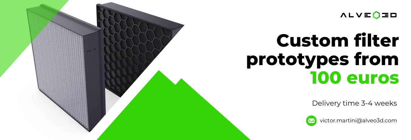 Custom filter prototypes from 100 euros Custom filter prototypes from 100 euros