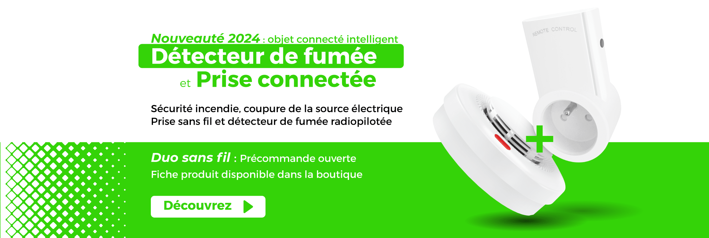 détecteur de fumée bandeaux