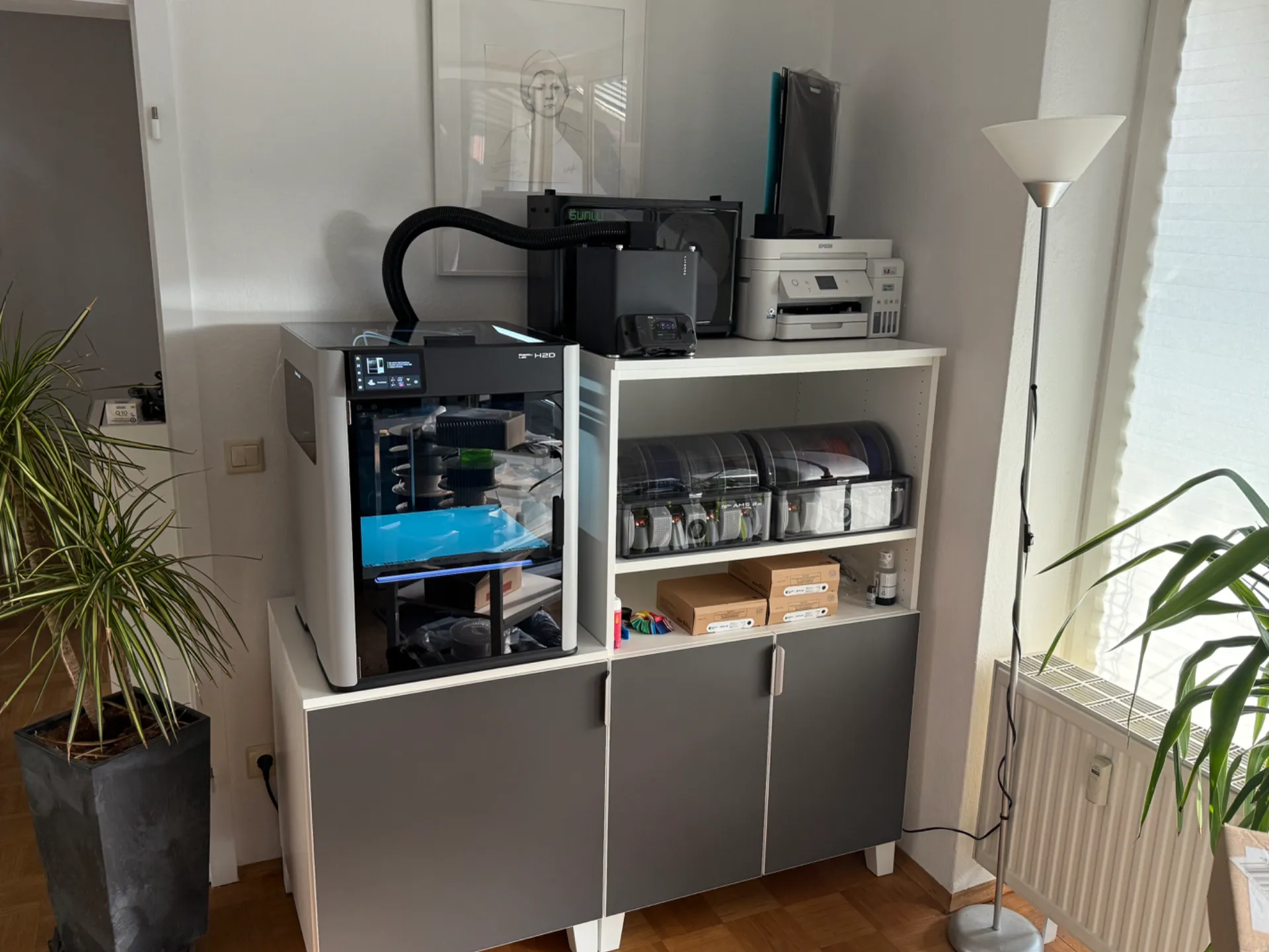 AlveoPRO Fume Extractor for H2D 3D Printer